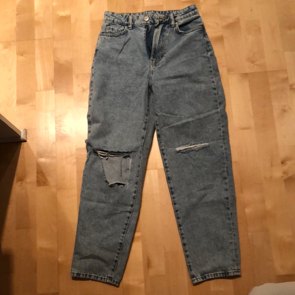 High waist mom jeans